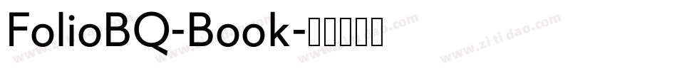 FolioBQ-Book字体转换