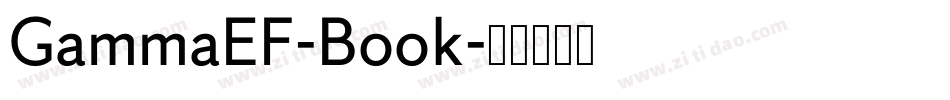 GammaEF-Book字体转换