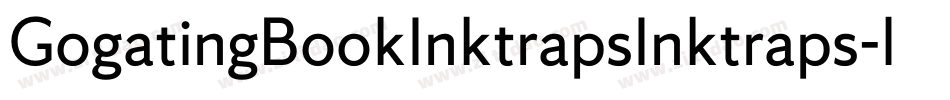 GogatingBookInktrapsInktraps-lLjX字体转换