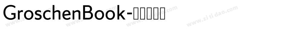 GroschenBook字体转换