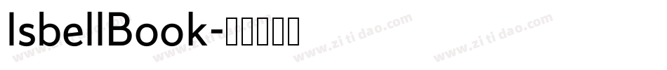 IsbellBook字体转换