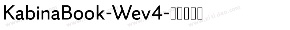 KabinaBook-Wev4字体转换
