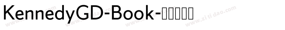 KennedyGD-Book字体转换