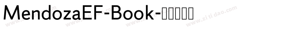 MendozaEF-Book字体转换 MendozaEF-Book字体转换