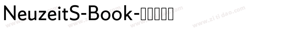 NeuzeitS-Book字体转换 NeuzeitS-Book字体转换