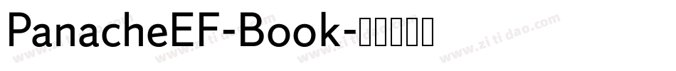 PanacheEF-Book字体转换