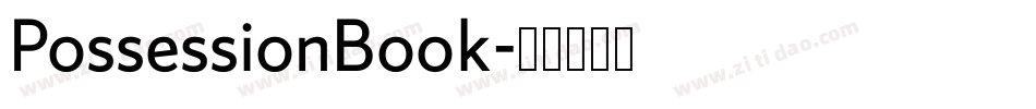PossessionBook字体转换