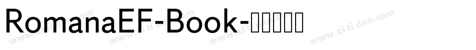 RomanaEF-Book字体转换
