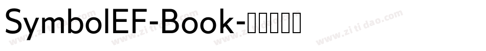 SymbolEF-Book字体转换