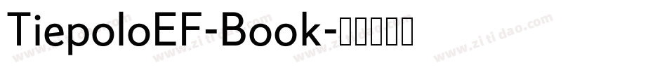 TiepoloEF-Book字体转换