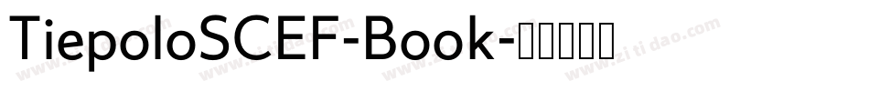 TiepoloSCEF-Book字体转换