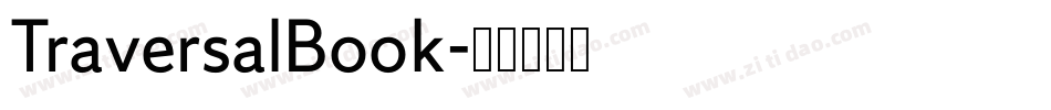 TraversalBook字体转换