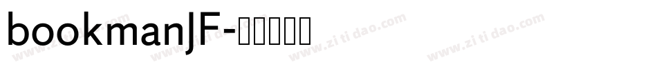 bookmanJF字体转换