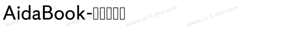 AidaBook字体转换