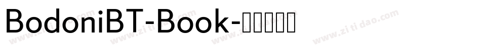 BodoniBT-Book字体转换