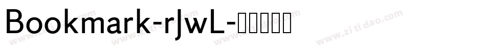 Bookmark-rJwL字体转换