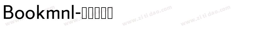 Bookmnl字体转换