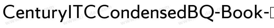 CenturyITCCondensedBQ-Book字体转换