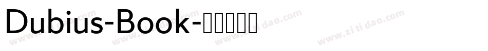 Dubius-Book字体转换