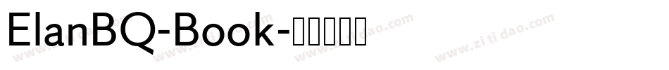 ElanBQ-Book字体转换