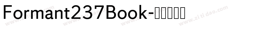 Formant237Book字体转换