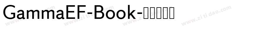 GammaEF-Book字体转换