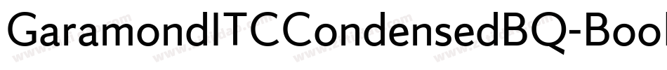 GaramondITCCondensedBQ-Book字体转换