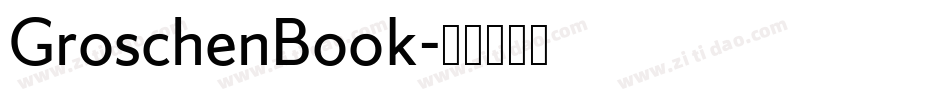 GroschenBook字体转换
