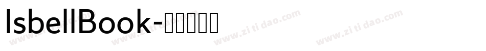 IsbellBook字体转换