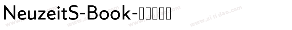 NeuzeitS-Book字体转换 NeuzeitS-Book字体转换