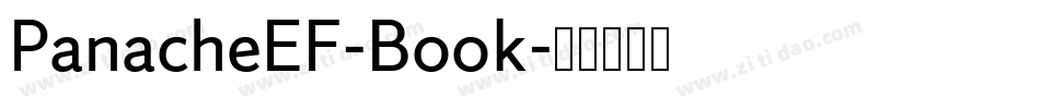PanacheEF-Book字体转换
