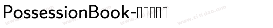 PossessionBook字体转换