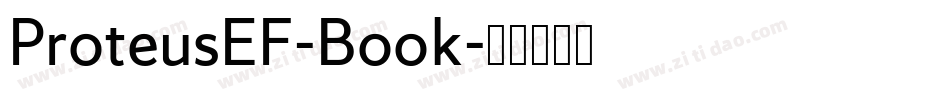 ProteusEF-Book字体转换