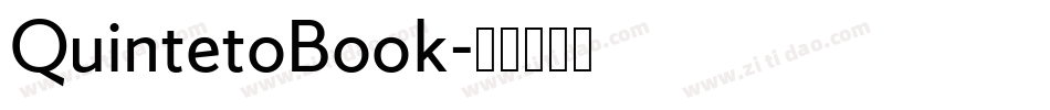 QuintetoBook字体转换