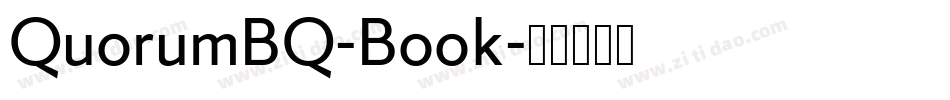 QuorumBQ-Book字体转换