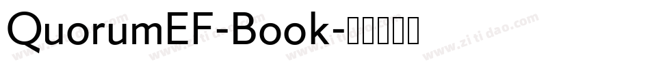 QuorumEF-Book字体转换
