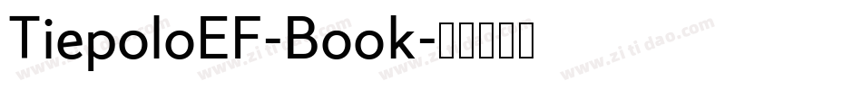 TiepoloEF-Book字体转换