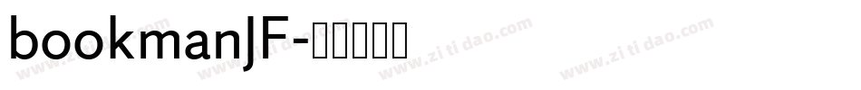 bookmanJF字体转换