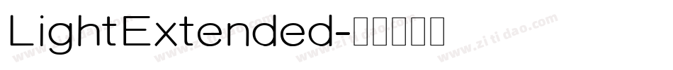 LightExtended字体转换