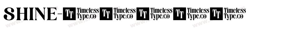 SHINE字体转换