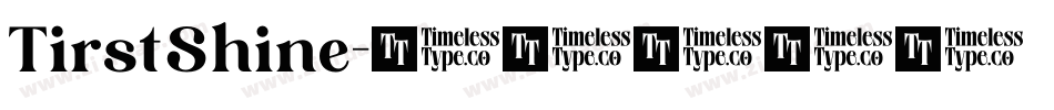 TirstShine字体转换