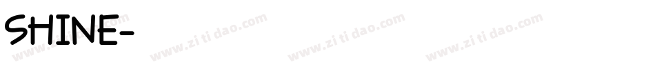SHINE字体转换