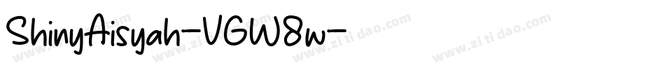 ShinyAisyah-VGW8w字体转换