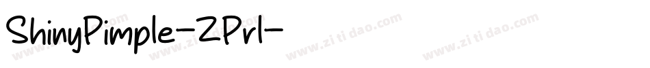 ShinyPimple-ZPrl字体转换
