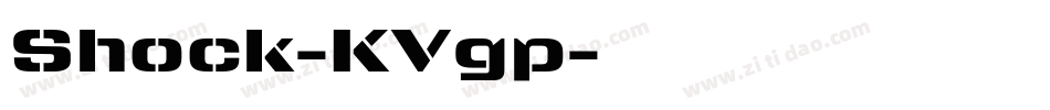 Shock-KVgp字体转换