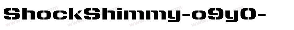 ShockShimmy-o9y0字体转换