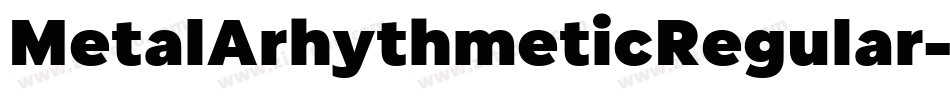 MetalArhythmeticRegular-1pnL字体转换