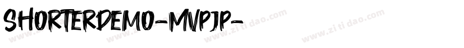 Shorterdemo-MVpjp字体转换
