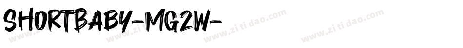 ShortBaby-Mg2w字体转换