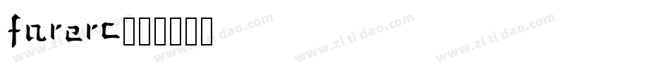 FaRerC字体转换